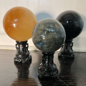 DIVINATION BALLS FOR SALE!
Comes with carved wooden stand